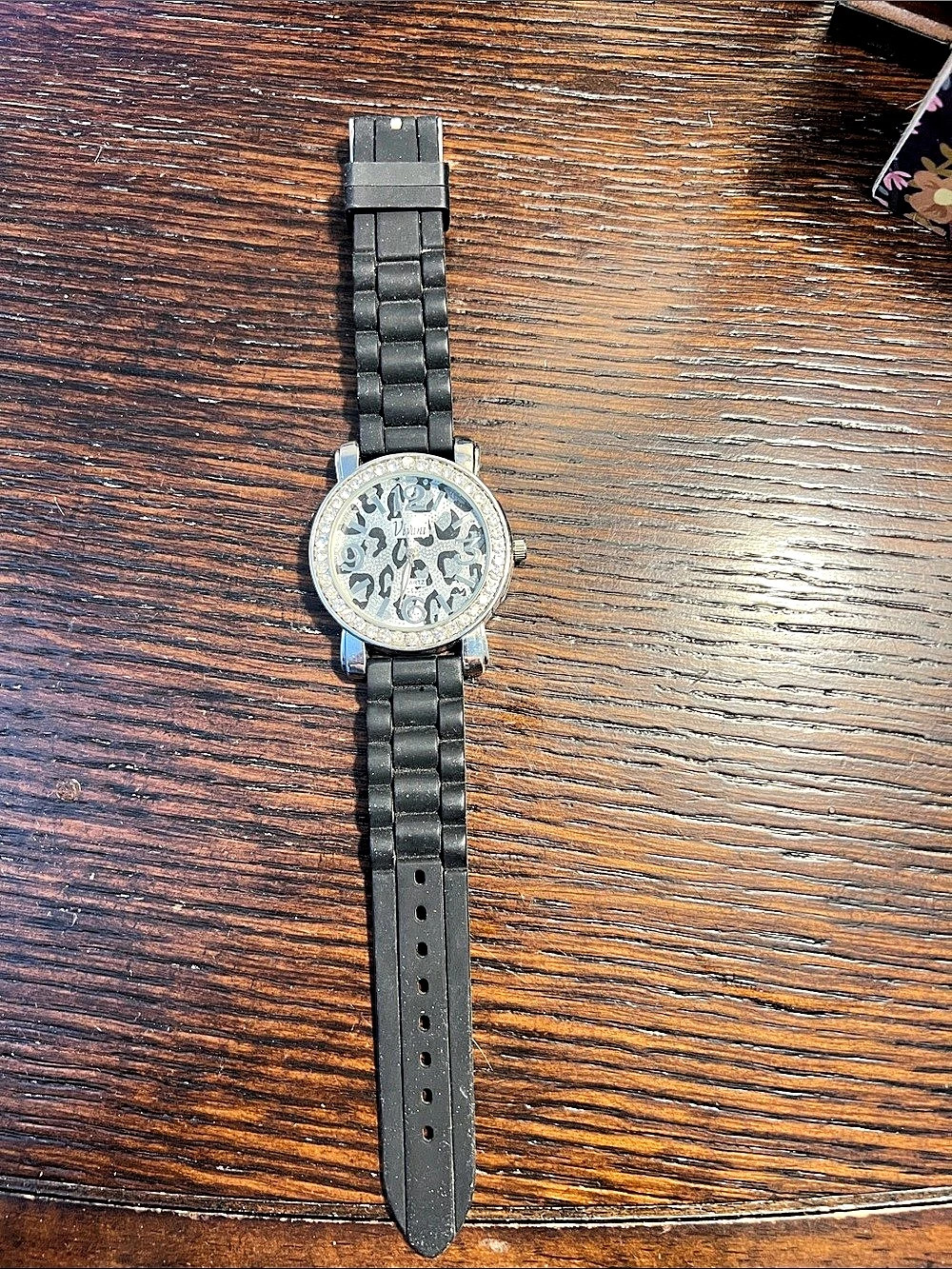 Vivant Women's Black & Silver Watch